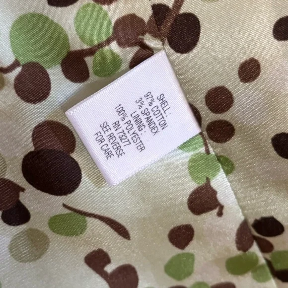 GREEN 3/4 sleeve RUFFLED spring TRENCH COAT feminine baby doll cut! SIZE LARGE - Picture 4 of 5